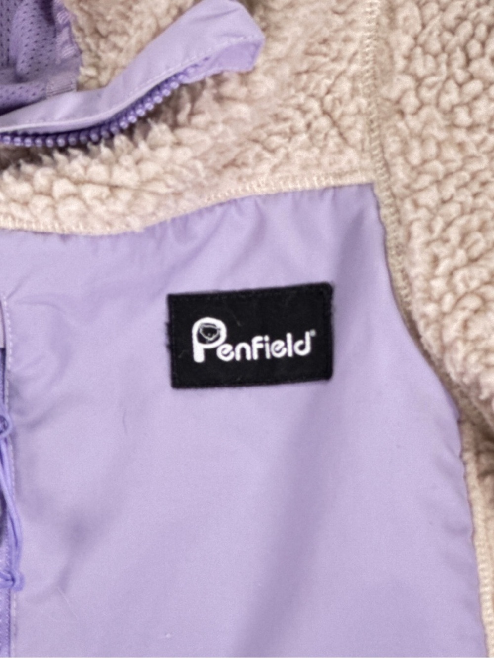 Penfield Womens Teddy Sherpa Fleece Jacket Lavender Outdoor XS - Picture 5 of 11